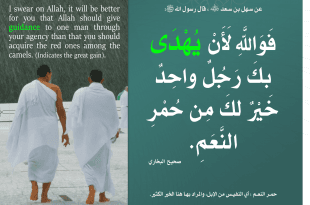 حديث شريف لأن يهدي